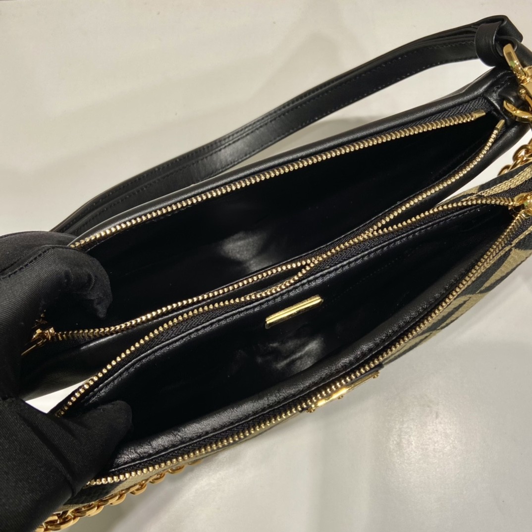 Сумка PRADA embroidered fabric mini