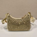 Сумка PRADA Re-Edition 2005 с кристаллами