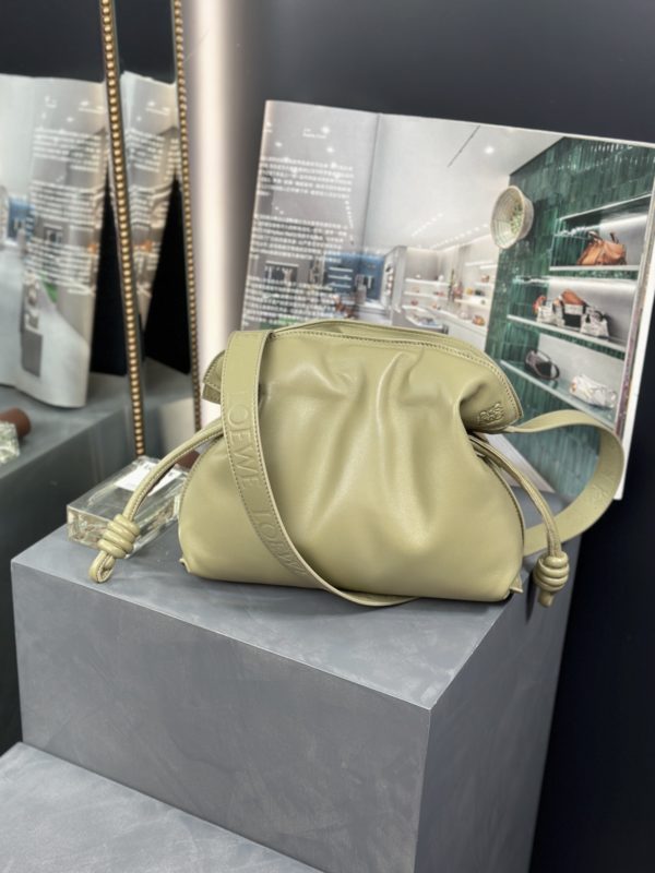 Loewe Puffer Flamenco clutch