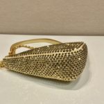 Сумка PRADA Triangle с кристаллами